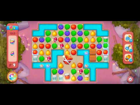 Gardenscapes Level 1252 [Hard Level] [No booster]