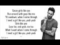 Maroon 5 - Girls Like You (Lyrics) ft. Cardi B