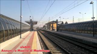 preview picture of video 'Annunci alla Stazione di Maerne di Martellago, con voce Loquendo normale'