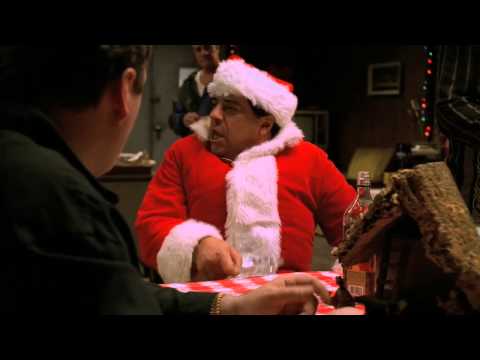 The Sopranos - Pussy wearing a wire while dressed as Santa