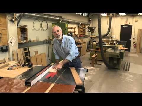 How To Cut a Tapered Board on a Tablesaw