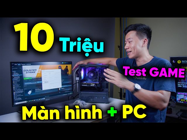 [TẶNG MÀN HÌNH] Bộ PC Gaming AMD Ryzen 5 5500, RAM 16GB, VGA RX 6500 XT 4GB