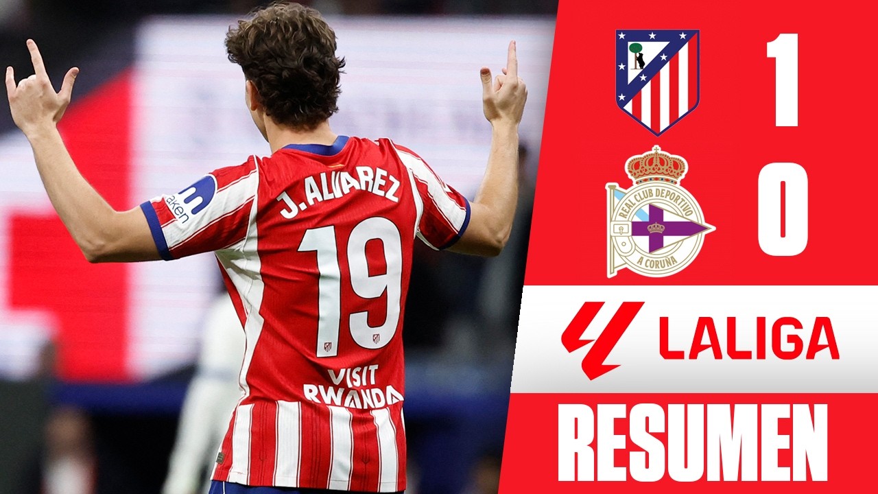 JULIÁN ÁLVAREZ RECUPERA AMOR del METROPOLITANO con GOL en VICTORIA del ATLÉTICO DE MADRID | La Liga