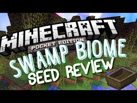 iAppleOut  - Minecraft Pocket Edition 0.9.2 Amazing Swamp Biome and Boat Seed !