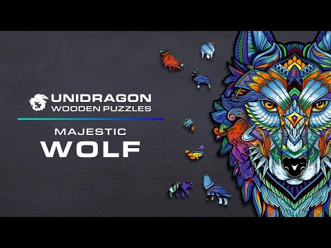 Wooden Jigsaw Puzzle Majestic Wolf