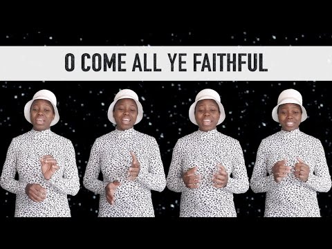 O Come All Ye Faithful || SSS 31 with Lyrics || Acapella Quartet || ItunuMusic