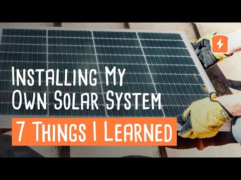 7 Things I Learned Installing My DIY Home Solar Panel System
