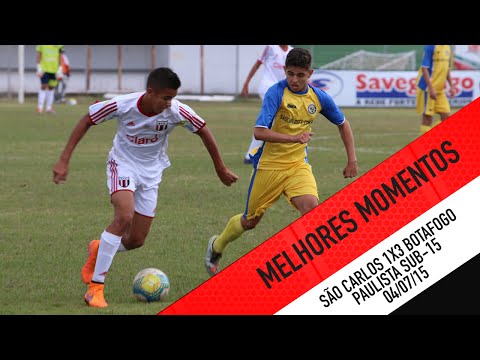 MELHORES MOMENTOS: São Carlos 1x3 Botafogo - Paulista Sub-15 - 04.07.15