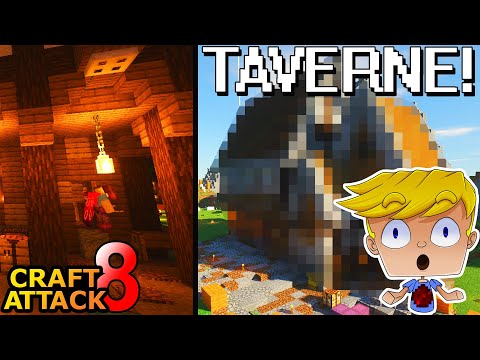 Erstes Gebäude der Burg: Taverne! - Minecraft Craft Attack 8 #143