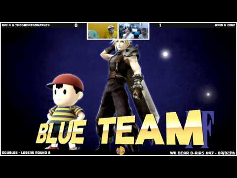 WBB #47 | Daiz & Rain vs Gio.G & TheGreatGonzales - Losers Round 2 - Smash Wii U - Doubles