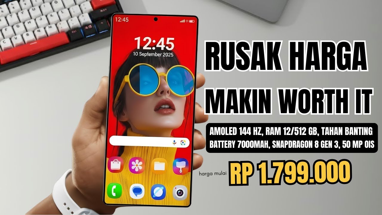 HP SPEK DEWA BANTING HARGA‼️12/512GB, SNAPDRAGON 8 GEN 3 - TURUN GEDE DI AKHIR TAHUN 2025