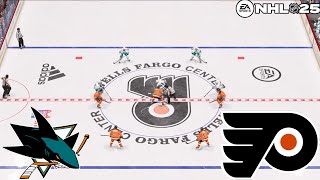 Philadelphia Flyers vs San Jose Sharks | Full Gameplay | Grit vs Rebuild Showdown NHL 26–Dec 9, 2025