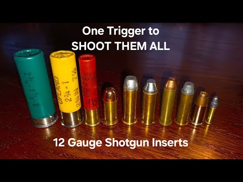 12 Gauge Shotgun Inserts - Chiappa X-Caliber, Shortlane. Armed Trimmer O/U Review and Shoot