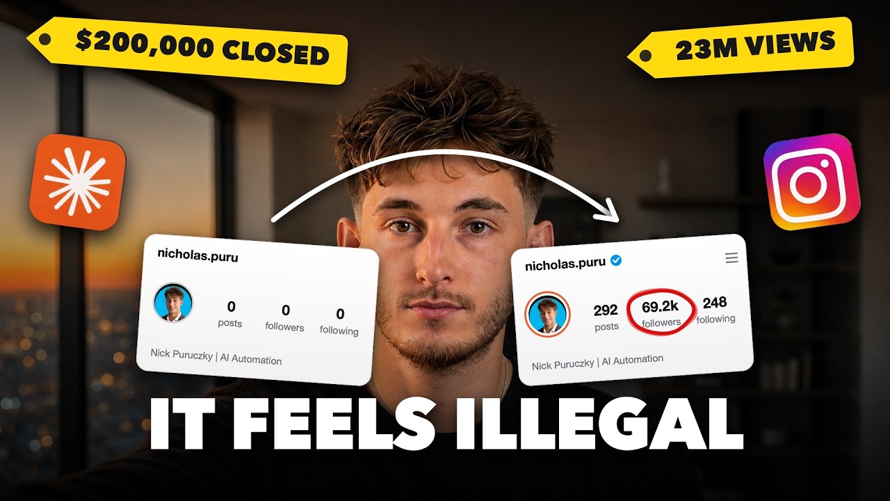 How I Grew My Instagram to 70K+ With Claude (Complete Beginner Guide)