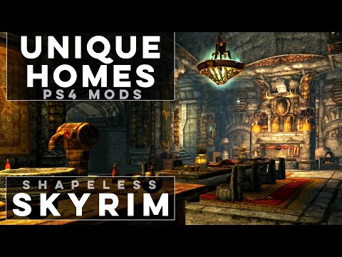 3 Unique Player Homes For Skyrim PS4 - Shapeless Skyrim PS4 Mods (Ep. 193)