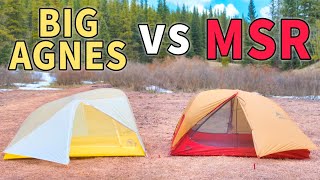 WHO MAKES THE BEST TENT? MSR FreeLite vs Big Agnes Tiger Wal