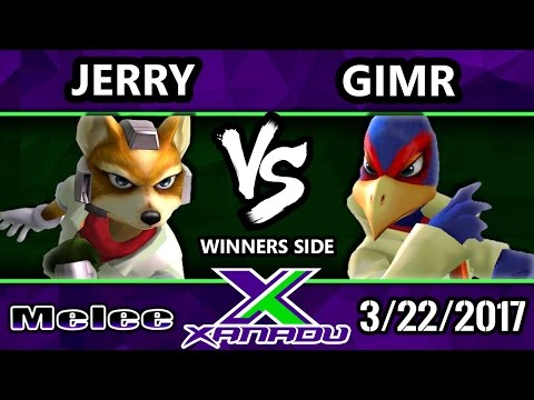 S@X 194 - Jerry (Fox) Vs. VGBC | GimR (Falco) - SSBM Tournament - Smash Melee