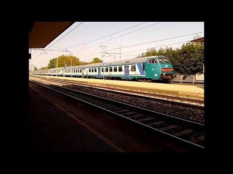 Pilotina Mazinga MDVC + E.464.xxx sul Regionale (RV 2241) Venezia S. Lucia - Bologna C.LE