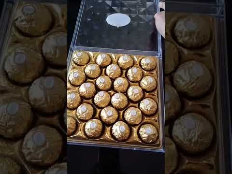 unboxing Ferrero Rocher chocolate box ❤❤❤