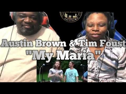 Austin Brown & Tim Foust & Chris Chatham sing "My Maria" in the Backyard! (Reaction)