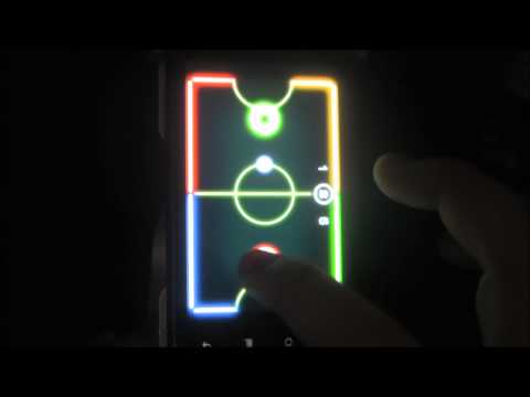 Glow Hockey 2 Android App Review - AndroidApps.com - YouTube