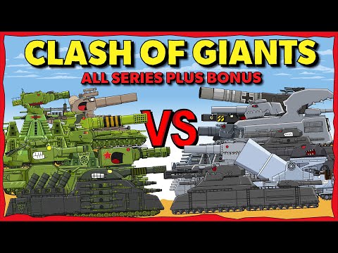 "Clash of Giants - All series plus Bonus" Cartoons about tanks