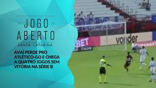 Avaí perde pro Atlético-Go e chega a quatro jogos sem vitória na Série B - Jogo Aberto SC (27/4/26)