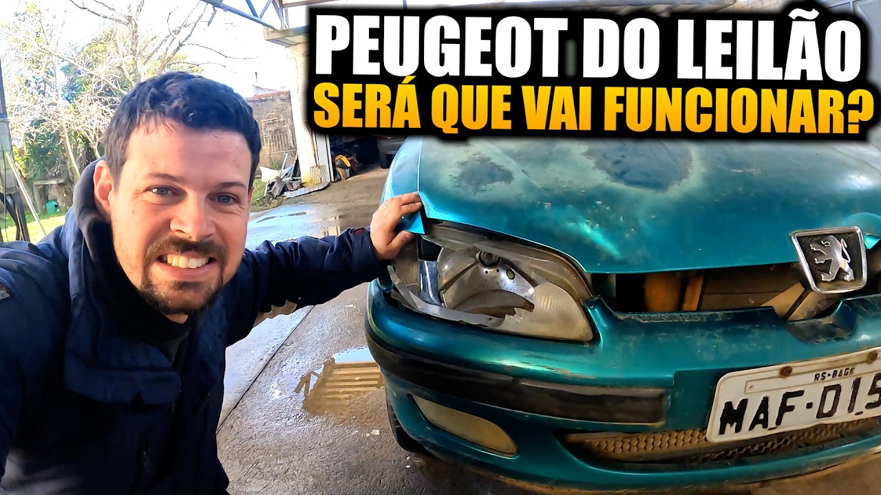 SERÁ QUE O PEUGEOT 106 DO LEILÃO VAI FUNCIONAR?!