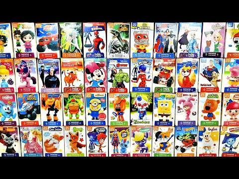 55 СЕРИЙ СЮРПРИЗОВ СВИТ БОКСОВ! Marvel, DC, Леди Баг, Буба, Paw Patrol, Машинки, Динозавры, Миньоны