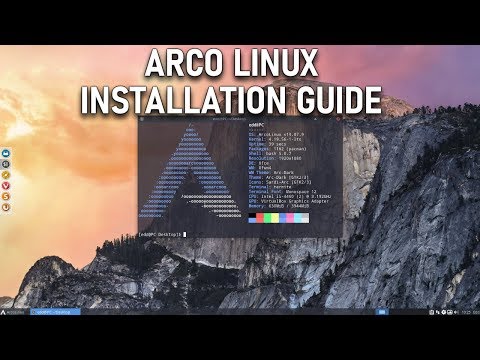 ArcoLinux Easy Installation Guide 2019
