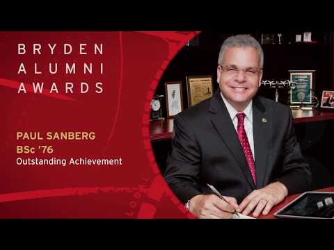 Bryden Alumni Awards 2018 - Paul Sanberg (Acceptance Speech)