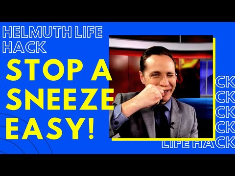 How To Stop Sneezing Instantly: (Helmuth) Life Hack - YouTube