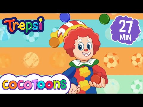 Las mejores canciones de Trepsi - Canta canciones infantiles con Trepsi el Payaso | Cocotoons