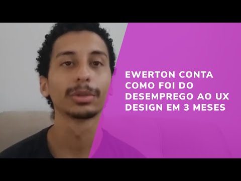 Ewerton saiu do desemprego em 3 meses. Hoje ganha +R$10k.