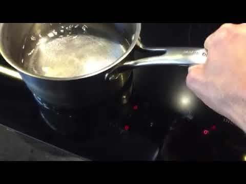 How to operate Miele induction top