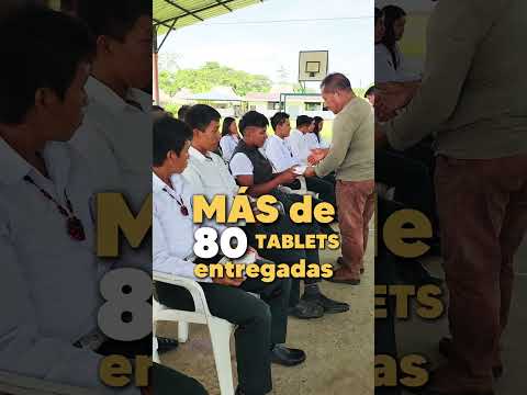 ENTREGA DE HERRAMIENTAS TECNOLÓGICAS A ESTUDIANTES DEL CANTÓN AGUARICO