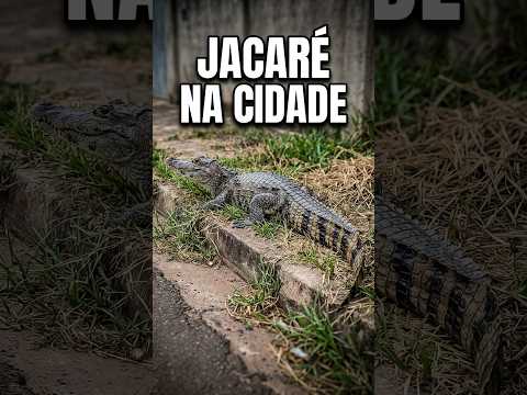 Internauta filma Jacaré andando pela ruas de Imperatriz - MA.