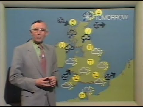 Weather Forecast with Jack Scott 18th March 1981 BBC1