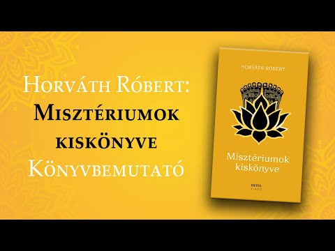 Misztériumok kiskönyve | Könyvbemutató