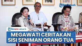 Megawati Cerita Sisi Seniman Bung Karno & Ibu Fatmawati Lewat Lukisan Puisi Warisan Sang Proklamator