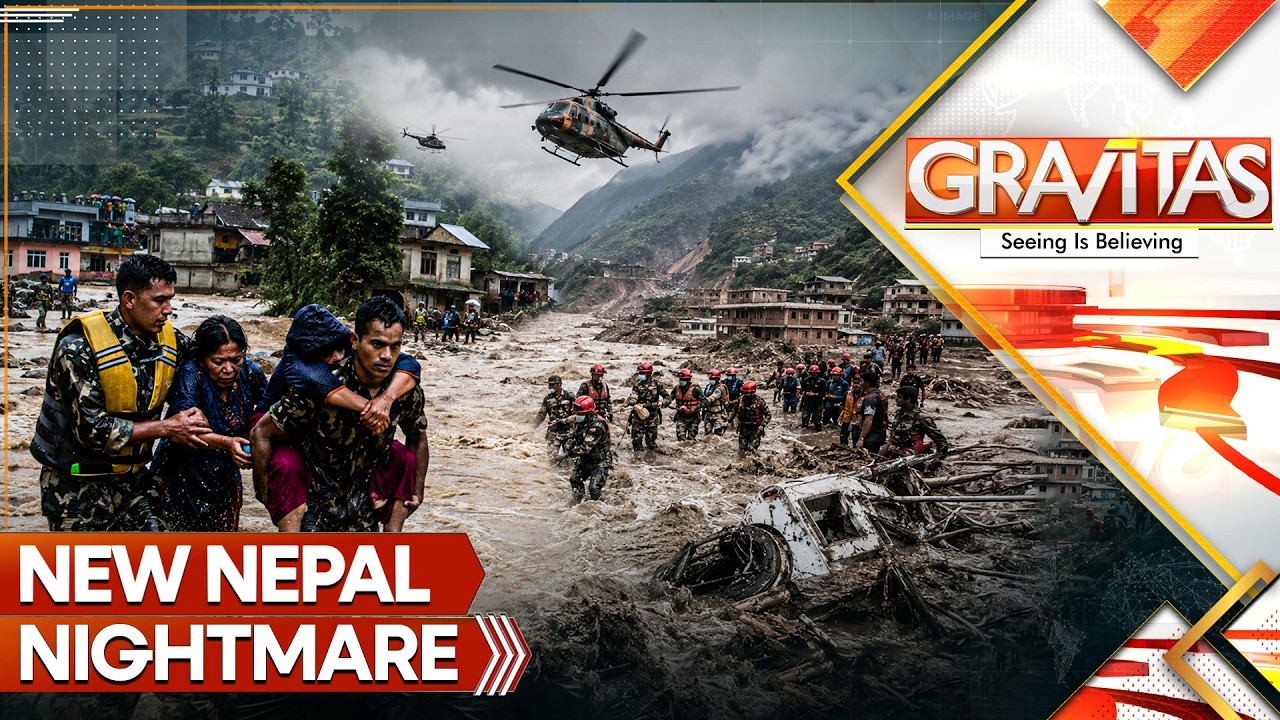 New Nepal Nightmare, Second Flood Builds on China Border | GRAVITAS LIVE
