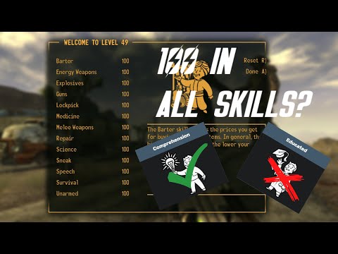 How to Get 100 in All Skills in Fallout: New Vegas & Ace The Early Game THE RIGHT WAY