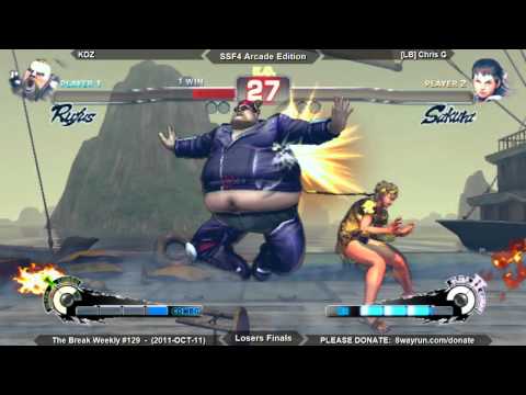 The Break Weekly #129 - SSF4ae LF - KDZ VS [LB] Chris G