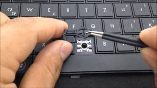 How to : Individual Laptop Keyboard Keys Fix Repair Installation Guide HP Compaq Pavilion HD