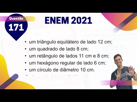 (Q.171 | Azul) ÁREAS - MODELO de Cartão - ENEM 2021
