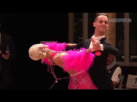 Anton Besedin - Ekaterina Strelkova RUS, Slow Foxtrot, DanceComp Wuppertal 2019