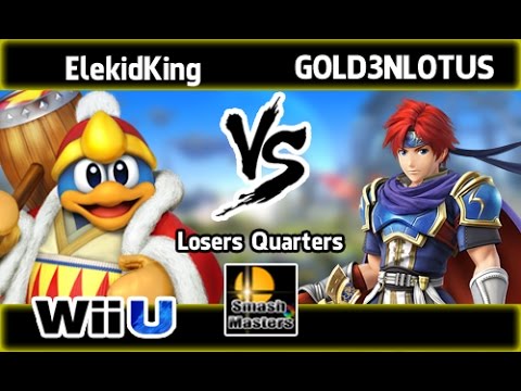 SmashMasters III - LOSERS QUARTERS - ElekidKing (King Dedede) VS G0LD3NL0TUS (Roy, Link, Falco)