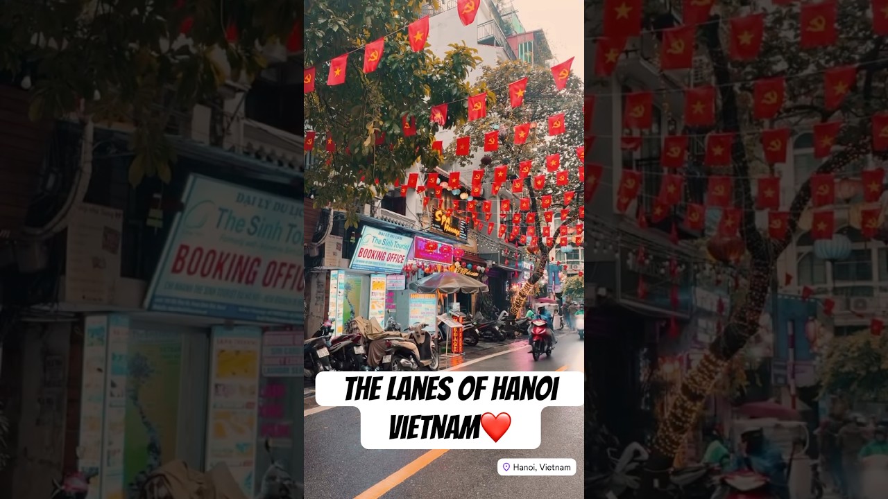 HANOI VIETNAM❤️| beautiful lanes| #viral #food #trend #hyder…