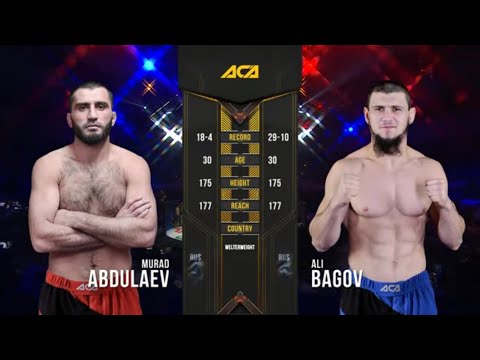 Мурад Абдулаев vs. Али Багов | Murad Abdulaev vs. Ali Bagov | ACA 110 - Moscow