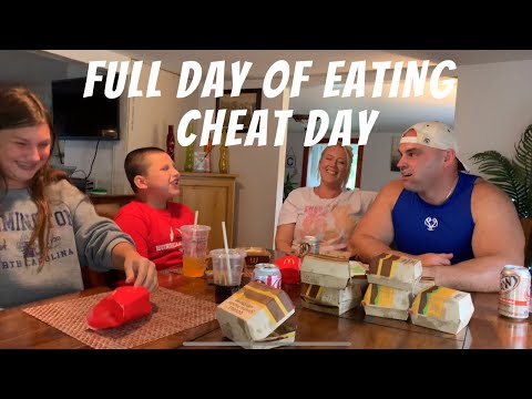 FULL DAY OF CHEAT MEALS🔥#bodybuilding #fun #funny #family #eating #food #workout #fitness #training